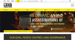 Desktop Screenshot of landcoalition.org